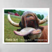 koe tongfragment poster (Voorkant)