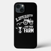 Koe Tractor Boerderij Life Farmer Case-Mate iPhone Case (Achterkant)