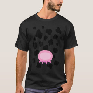 Koe Uiers Kostuum Schattig Halloween Mannen Vrouw T-shirt