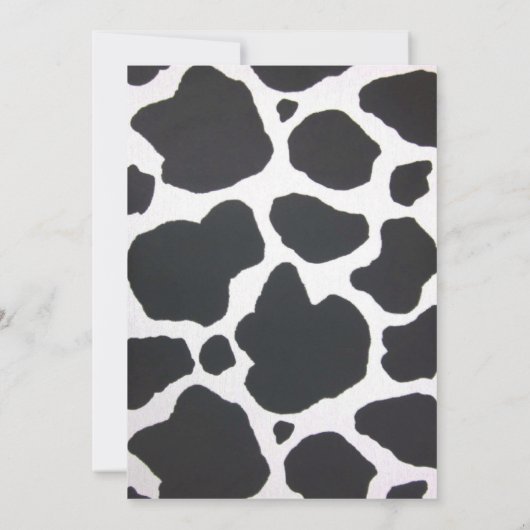 Koe Uitnodiging Koe Heilige (Achterkant)