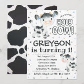 Koe Uitnodiging Koe Heilige (Voorkant / Achterkant)