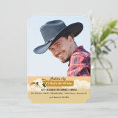 Koe Uitnodiging tot foto van schedel (Staand voorkant)