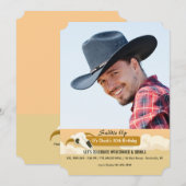 Koe Uitnodiging tot foto van schedel (Voorkant / Achterkant)