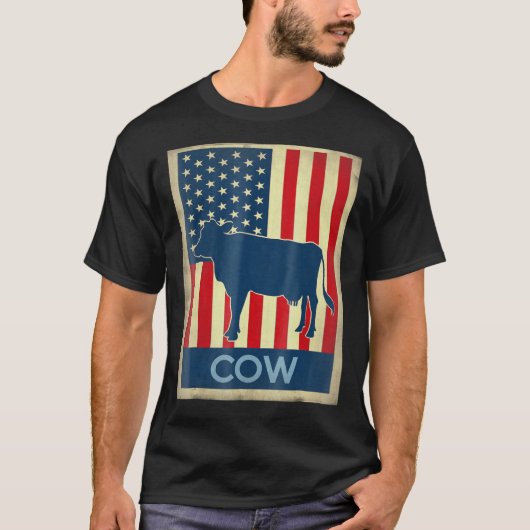 Koe Us Vlag T-shirt (Voorkant)