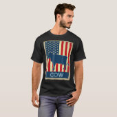 Koe Us Vlag T-shirt (Voorkant volledig)