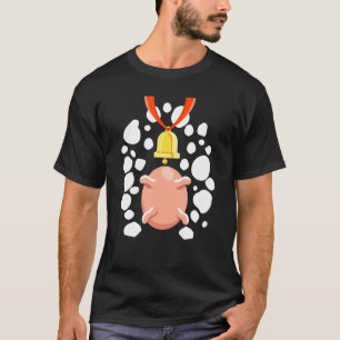 Koe Uter Print Patroon Halloween Rundvee Eenvoudig T-shirt