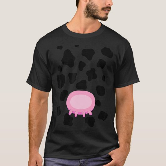 Koe Utters Costume Cute Halloween Mannen Vrouwen K T-shirt (Voorkant)