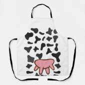 Koe Utters Costume Halloween Farming Schort (Voorkant)