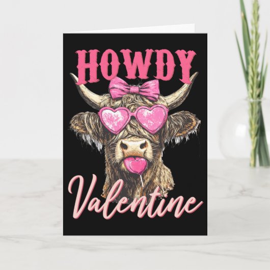 Koe Valentijn Coquette  Kaart (Voorkant)