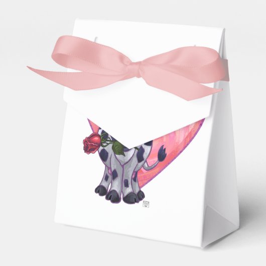 Koe Valentijnsdag Bedankdoosjes (Voorkant Zijde)