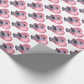 Koe Valentijnsdag Cadeaupapier (Hoek)