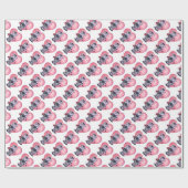 Koe Valentijnsdag Cadeaupapier (Vlak)