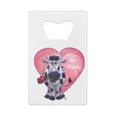 Koe Valentijnsdag Creditkaart Flessenopener (Achterkant)