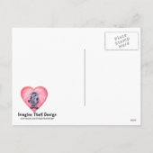 Koe Valentijnsdag Feestdagenkaart (Achterkant)