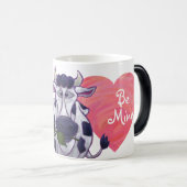 Koe Valentijnsdag Magische Mok (Voorkant rechts)