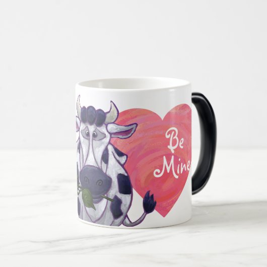 Koe Valentijnsdag Magische Mok (Voorkant rechts)