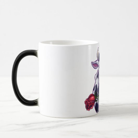 Koe Valentijnsdag Magische Mok (Links)