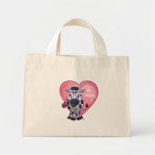 Koe Valentijnsdag Mini Tote Bag (Voorkant)