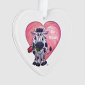 Koe Valentijnsdag Ornament (voorkant)