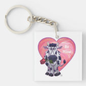 Koe Valentijnsdag Sleutelhanger (voorkant)