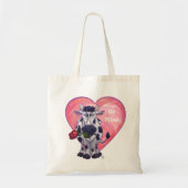 Koe Valentijnsdag Tote Bag (Voorkant)