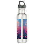 Koe Valentijnsdag Waterfles (Achterkant)