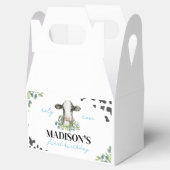 Koe van boerderij - verjaardagsfeest bedankdoosjes (Geopend)