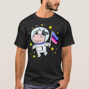 Koe van de alertheid in de ruimtevaart t-shirt