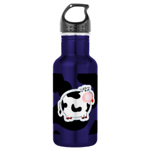 koe van de cartoon, waterfles