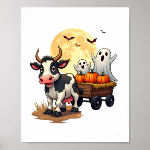 Koe van de Griezelige Hooituren Poster