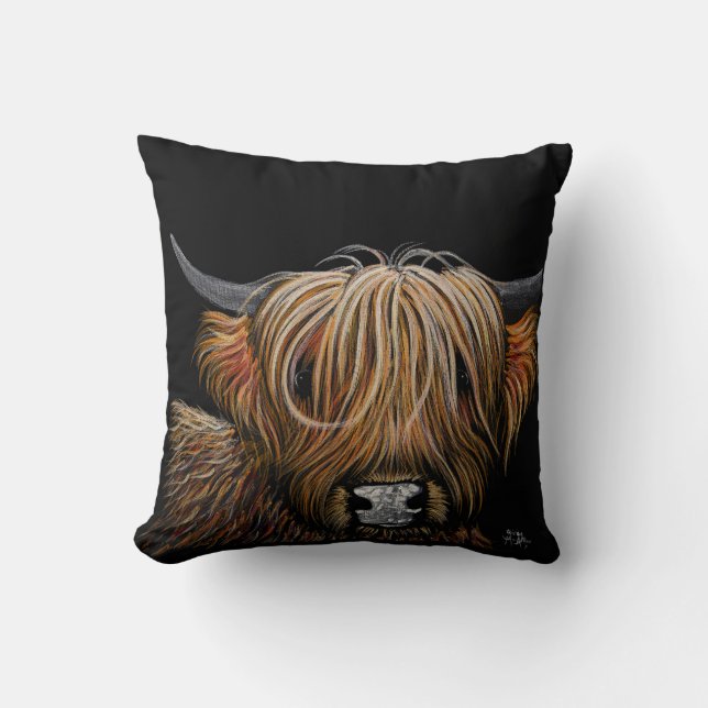 Koe van het Hoogland Pillow 'Hamish' Sierkussen Cu (Voorkant)