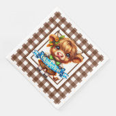 Koe van het Oktoberfest Highland Servet (Hoek)