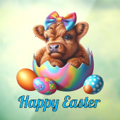 Koe van het Paashoogland Raamsticker (Vel 3)