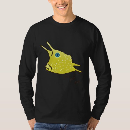 Koe van lange paarden t-shirt (Voorkant)