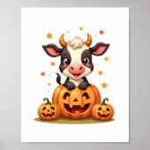 Koe van pompoenpatch poster (Voorkant)