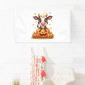 Koe van pompoenpatch spandoek (Insitu)