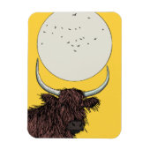 Koe van Scotland Highland Magneet (Verticaal)
