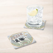  Koe van verse crème Kartonnen Onderzetters (Insitu)