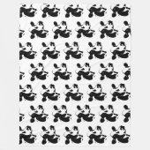 Koe van vlootswand-Boerderij Fleece Deken (Voorkant)