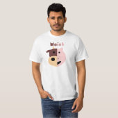 Koe + Varkens = mannen roze overhemden T-shirt (Voorkant volledig)