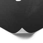 koe varkensvlees snijdt kleine stukjes poster (Hoek)