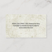 Koe | veehouder | markt visitekaartje (Achterkant)