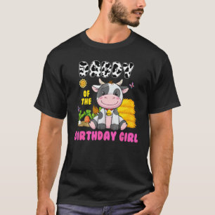 Koe verjaardag familie koe bijpassende papa van de t-shirt
