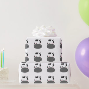 Koe Verjaardag Kinder Kunst Cadeaupapier