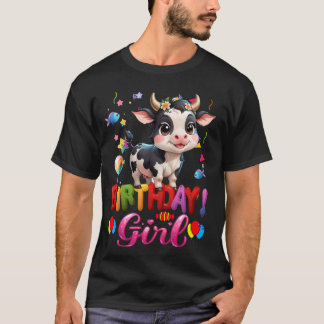 Koe verjaardag prinses meisje het is mijn verjaard t-shirt