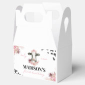 Koe verjaardagspartij bedankdoosjes (Geopend)