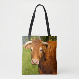 Koe verzamelen tote bag