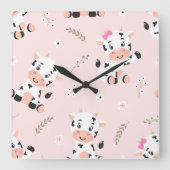 Koe Vierkante Klok (Voorkant)