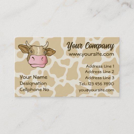 Koe Visitekaartje (Voorkant)
