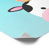 Koe & Vlinder BFFs Slaapkamer Poster (Hoek)